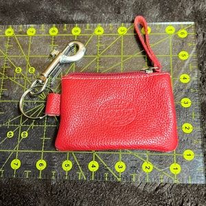 Roots key chain coin card purse